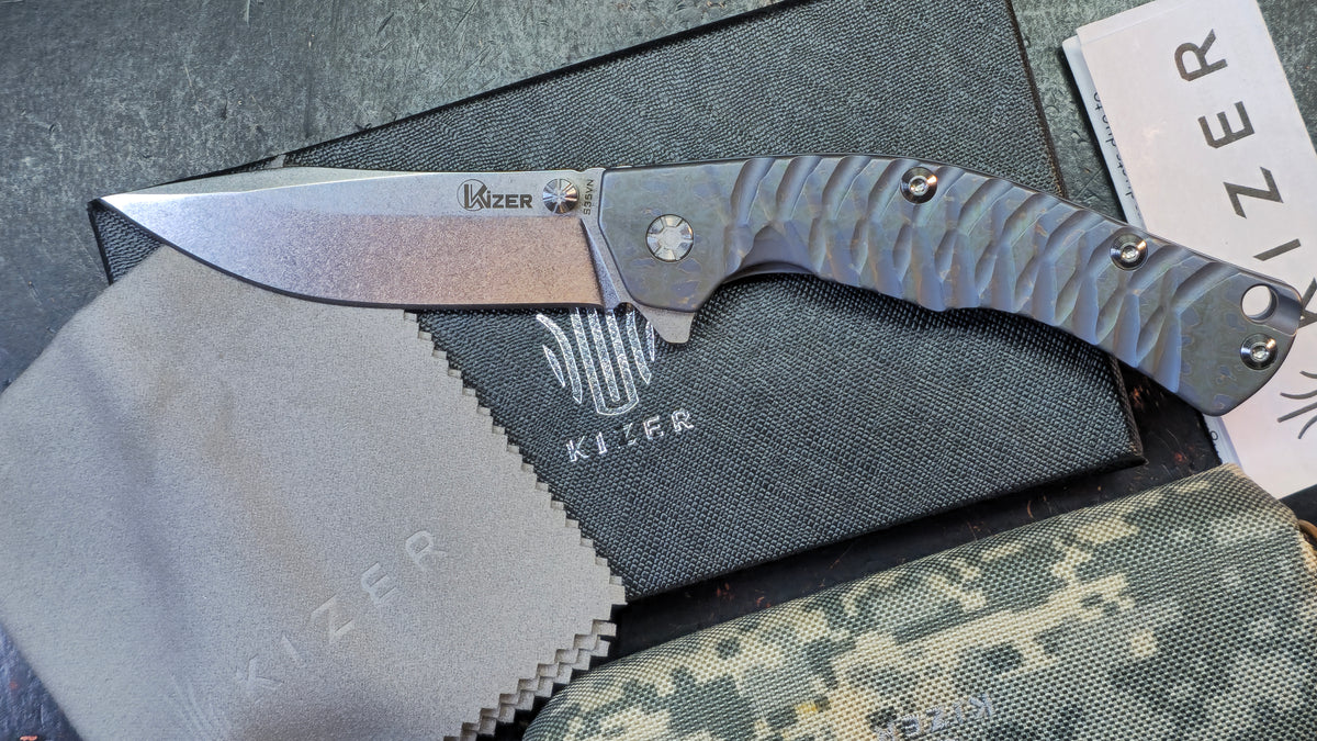 Kizer Ki4443Ti2 Titanium Handle S35VN Blade