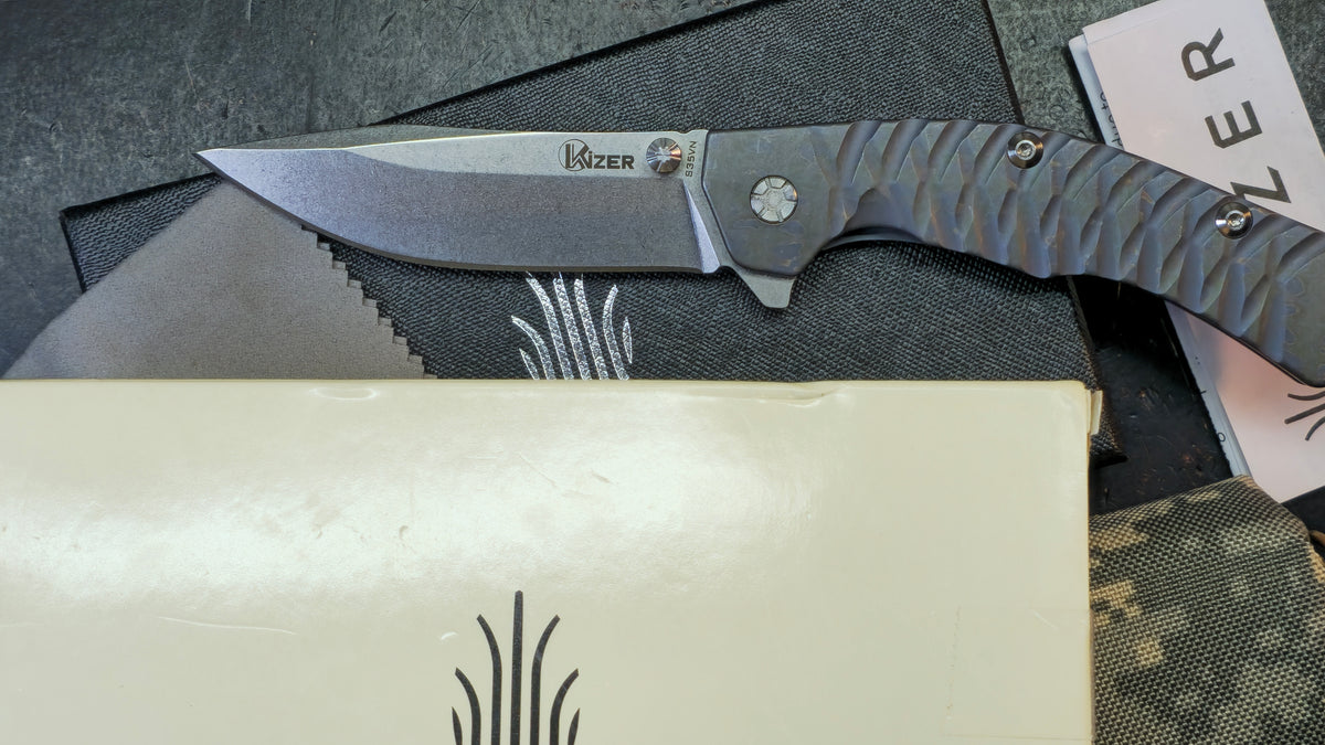 Kizer Ki4443Ti2 Titanium Handle S35VN Blade