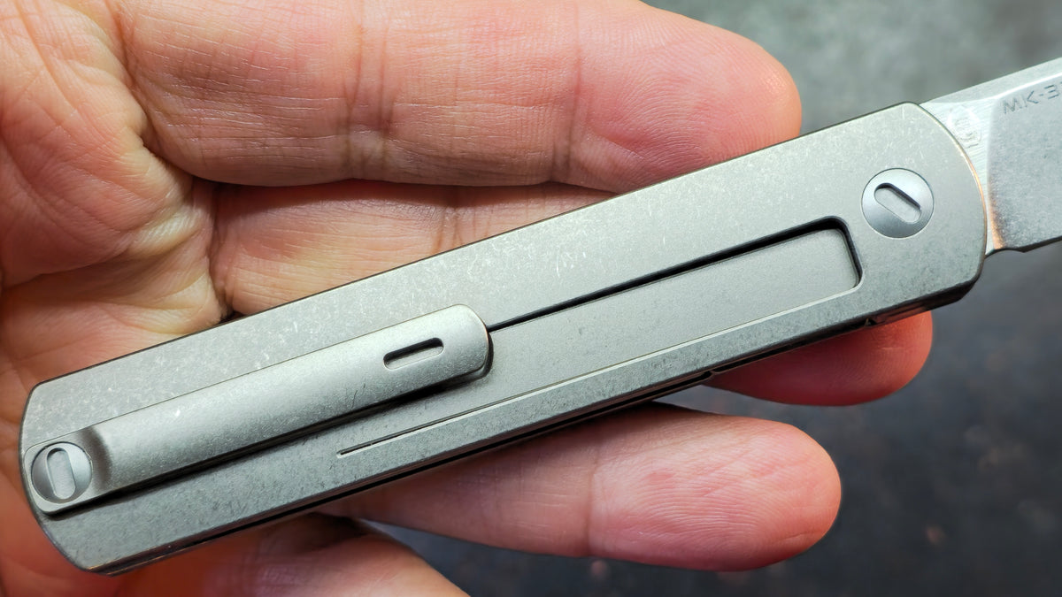 Mocenary Vision MK-33 SW or DLC Titanium Handle M390 Blade