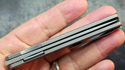 Mocenary Vision MK-33 SW or DLC Titanium Handle M390 Blade