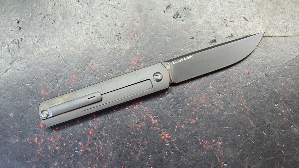 Mocenary Vision MK-33 SW or DLC Titanium Handle M390 Blade