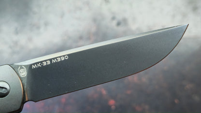 Mocenary Vision MK-33 SW or DLC Titanium Handle M390 Blade