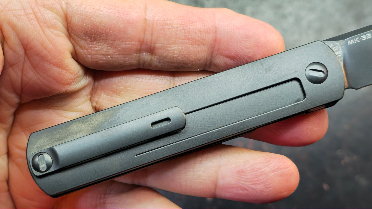 Mocenary Vision MK-33 SW or DLC Titanium Handle M390 Blade