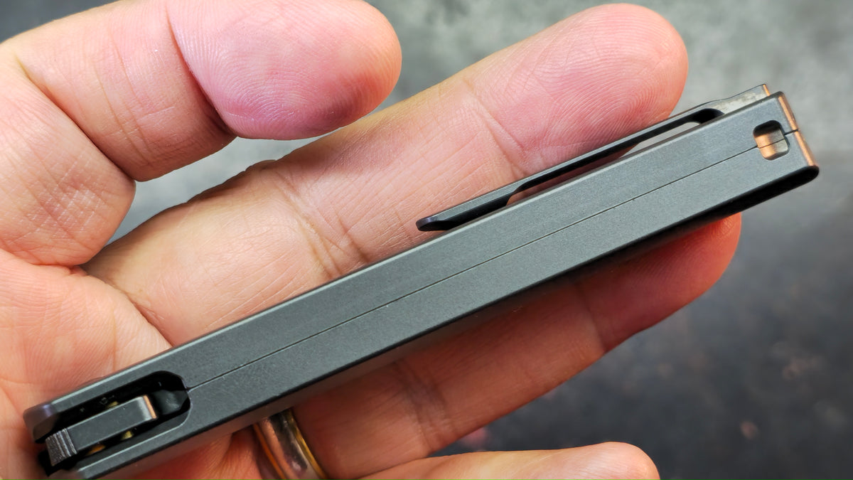 Mocenary Vision MK-33 SW or DLC Titanium Handle M390 Blade