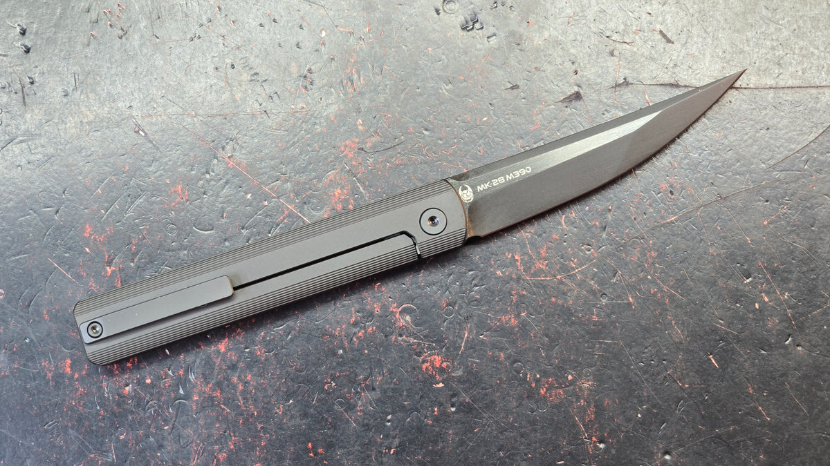 Mocenary MK-28D NANO or DLC Titanium Handle M390 Blade