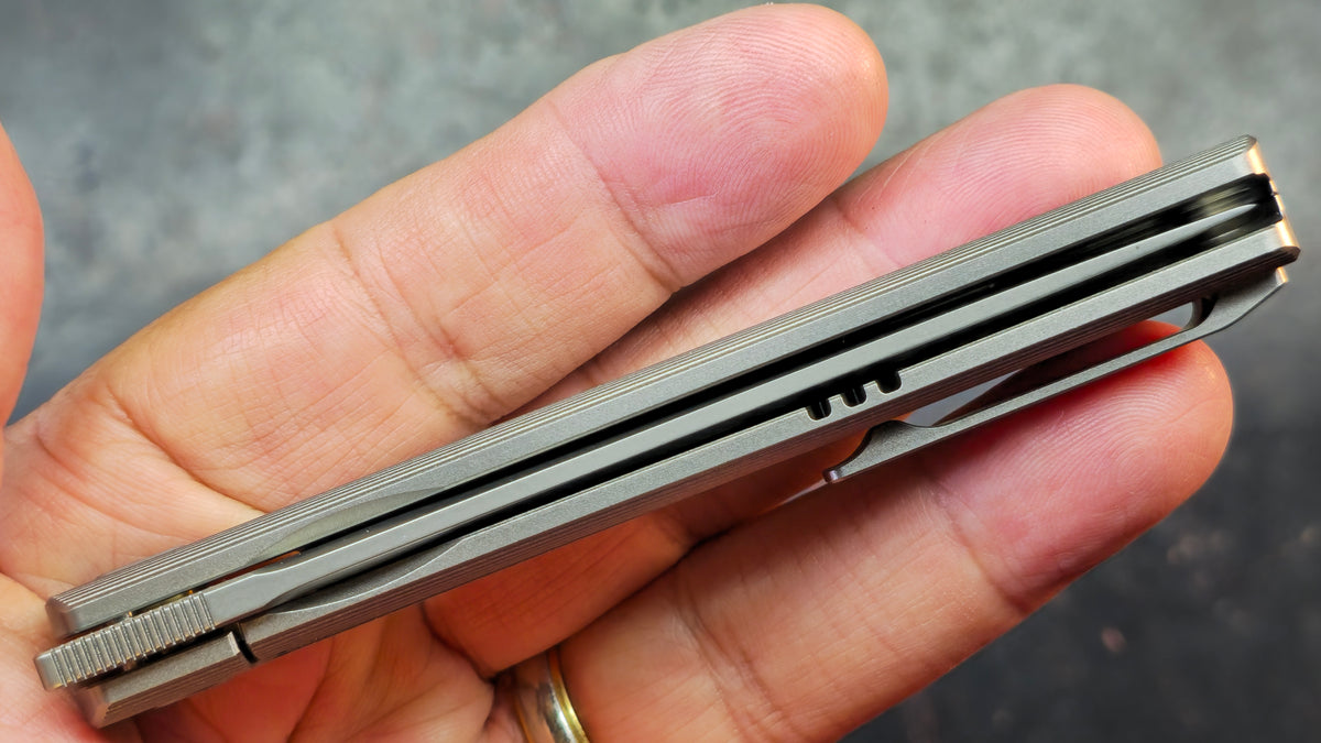 Mocenary MK-28D NANO or DLC Titanium Handle M390 Blade