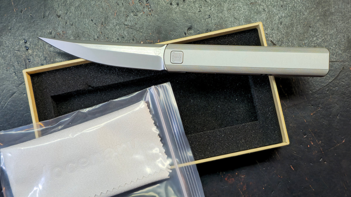 Mocenary MK-28D NANO or DLC Titanium Handle M390 Blade
