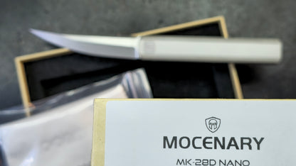 Mocenary MK-28D NANO or DLC Titanium Handle M390 Blade