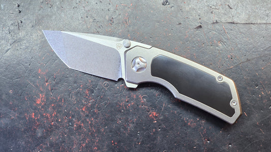 Mocenary Bulldog MK-26 Titanium Zirconium Handle M390 Blade