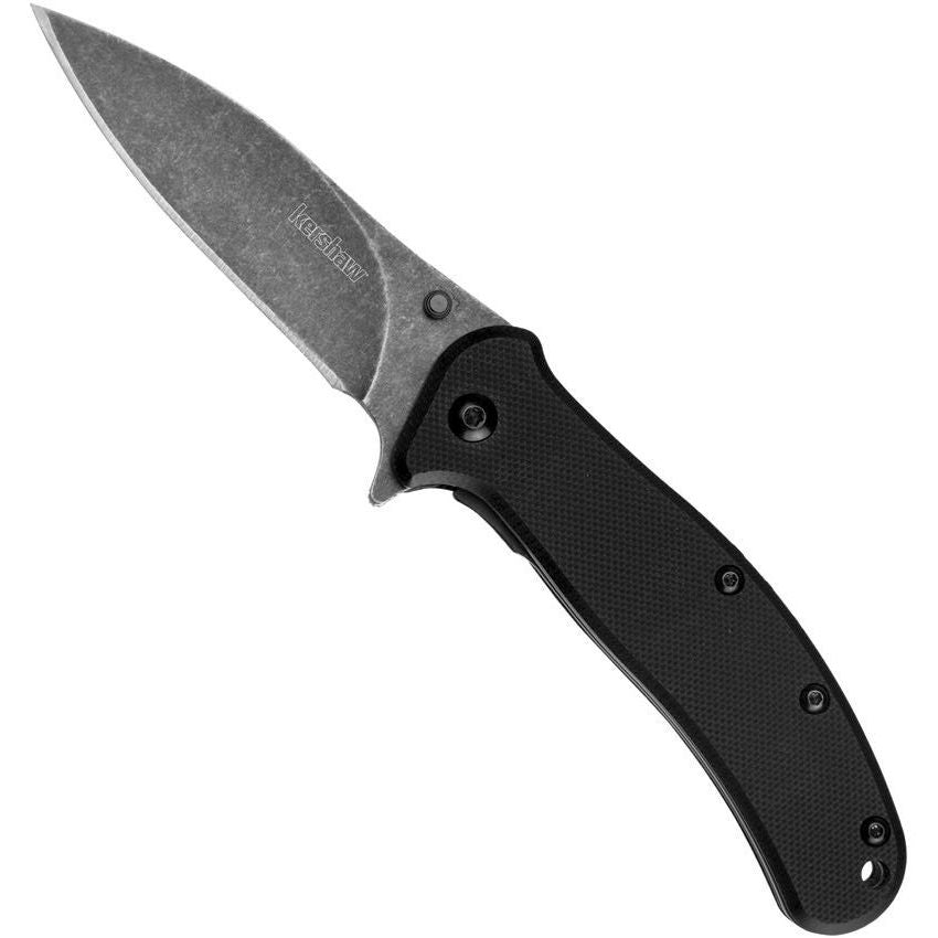 Kershaw Zing Assisted Opening Liner Lock Knife Black G-10 8CR13MOV