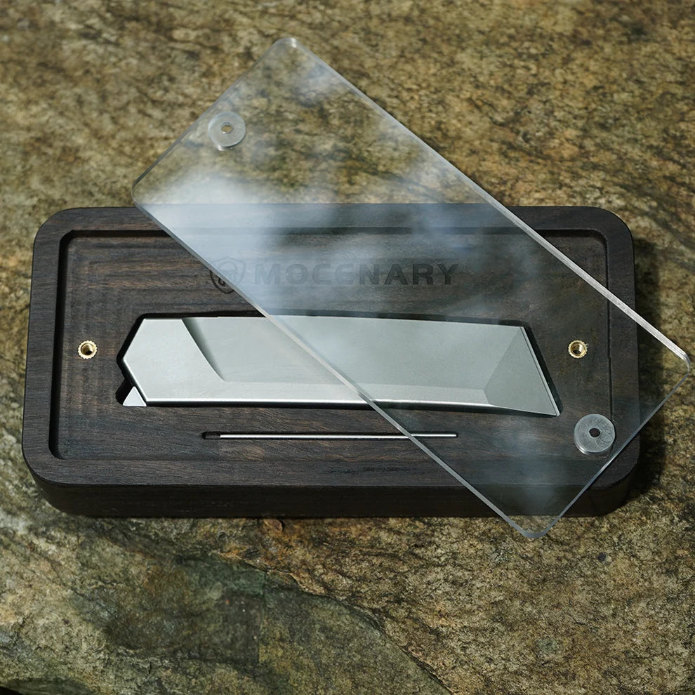 Mocenary MK-05(A) Mortise & Tenon Titanium Handle M390 Blade
