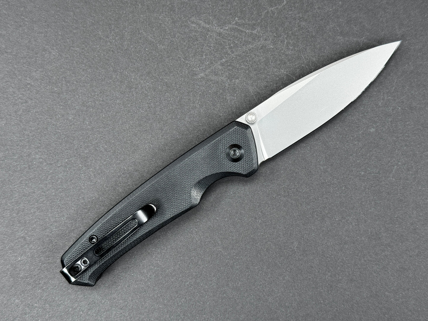 CIVIVI Altus (C20076-1) Folding, Button Lock , Nitro-V, Stonewash, Drop Point, Plain Edge, Flat Grind, Handle: G10/Black, (NEW - OPEN BOX)