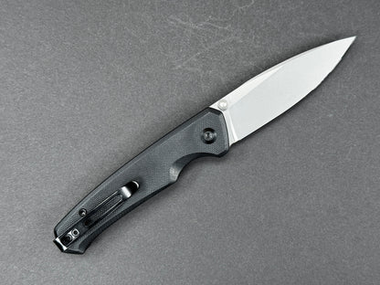 CIVIVI Altus (C20076-1) Folding, Button Lock , Nitro-V, Stonewash, Drop Point, Plain Edge, Flat Grind, Handle: G10/Black, (NEW - OPEN BOX)
