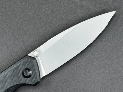 CIVIVI Altus (C20076-1) Folding, Button Lock , Nitro-V, Stonewash, Drop Point, Plain Edge, Flat Grind, Handle: G10/Black, (NEW - OPEN BOX)