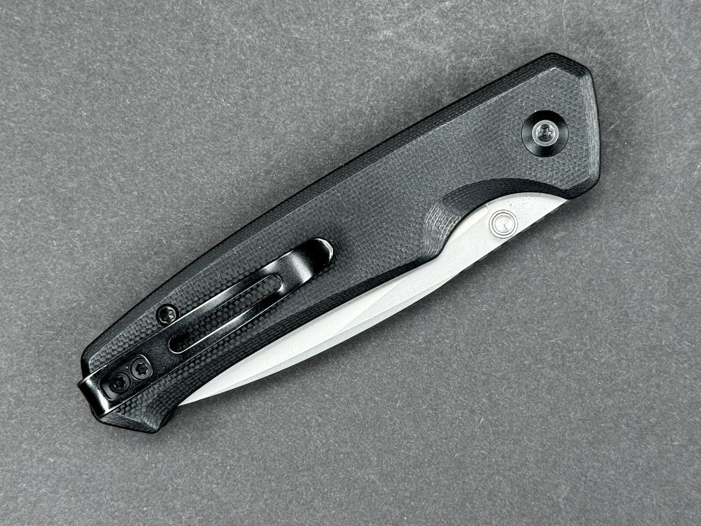 CIVIVI Altus (C20076-1) Folding, Button Lock , Nitro-V, Stonewash, Drop Point, Plain Edge, Flat Grind, Handle: G10/Black, (NEW - OPEN BOX)