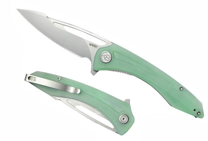 Kubey Merced Jade G10 Handle AUS-10 Blade