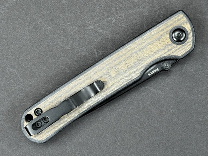 KIZER Rapids (V2594C2) Folding, Liner Lock , 154CM, Blackwash, Drop Point, Plain Edge, Flat Grind, Handle: G10/Black/ Green, (NEW - OPEN BOX)