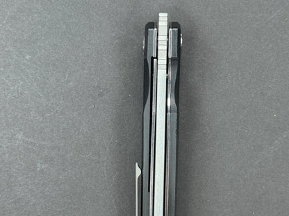 TWOSUN TS74 Folding, Liner Lock, D2, Satin, Hawkbill, Plain Edge, Full Grind, Handle: G10/Black, (NEW - OPEN BOX)