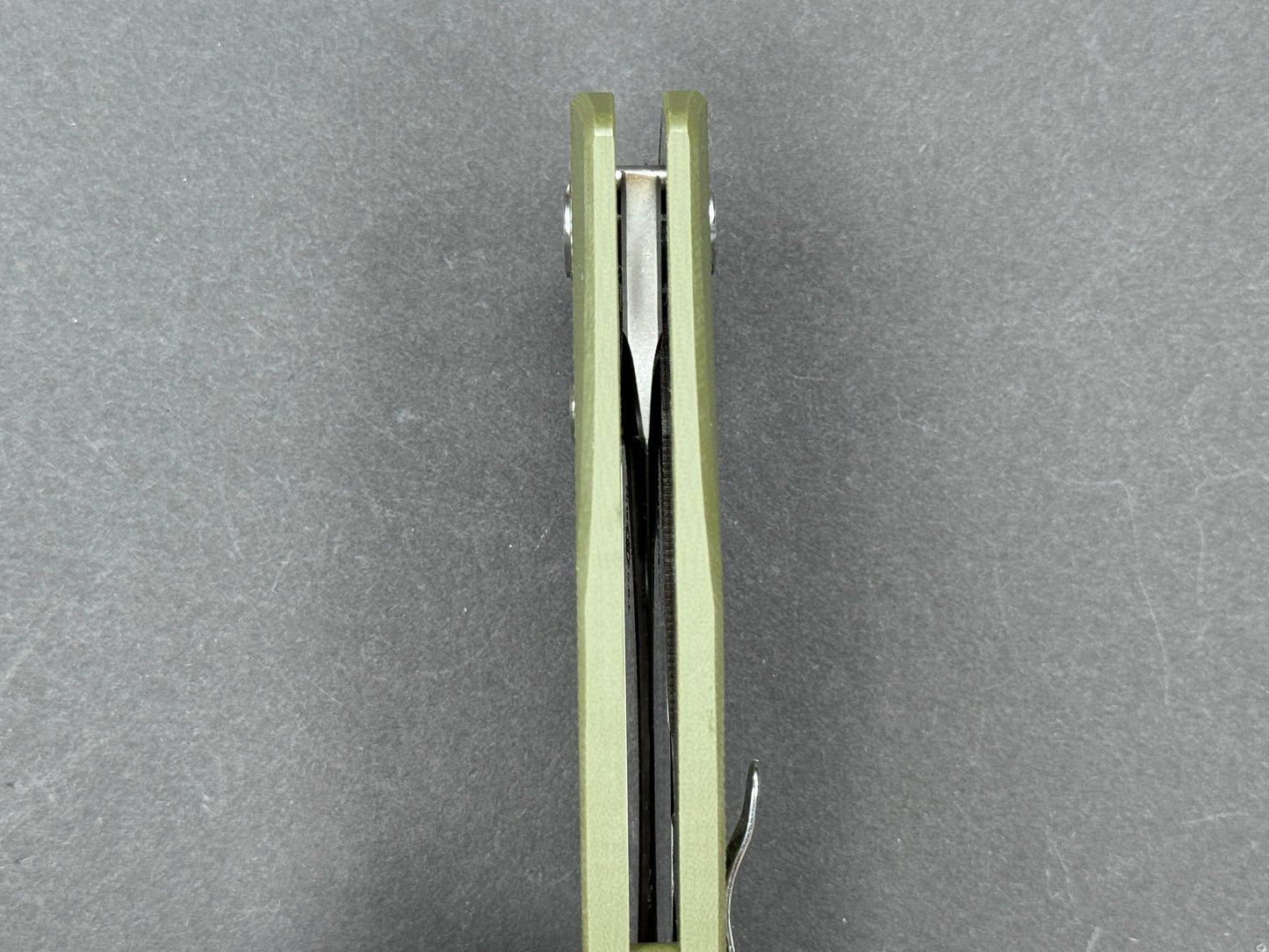 TWOSUN TS425 Folding, Liner Lock, K110, Satin, Drop Point, Plain Edge, Flat Grind, Handle: G10/Green, (NEW - OPEN BOX)