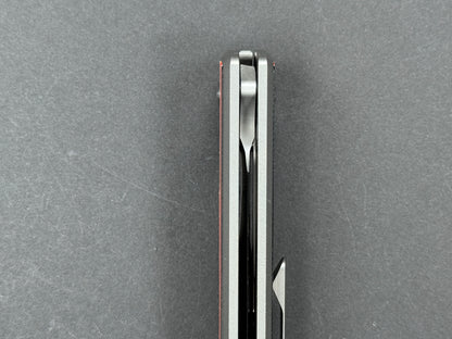 TWOSUN TS436 Folding, Liner Lock, K110, Satin, Tanto, Plain Edge, Compound Bevel, Handle: Tittanium/ G10/Multi-color, (NEW - OPEN BOX)