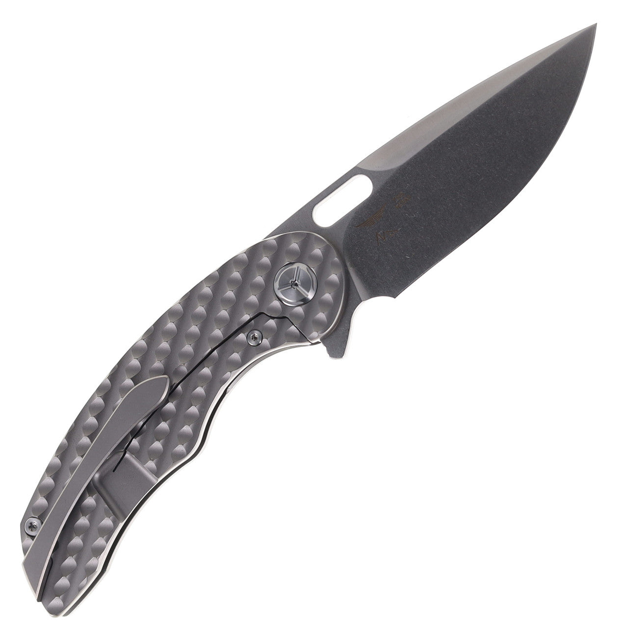 TwoSun TS177 Textured Titanium Handle M390 Stone Wash (NIB - CLOSEOUT)