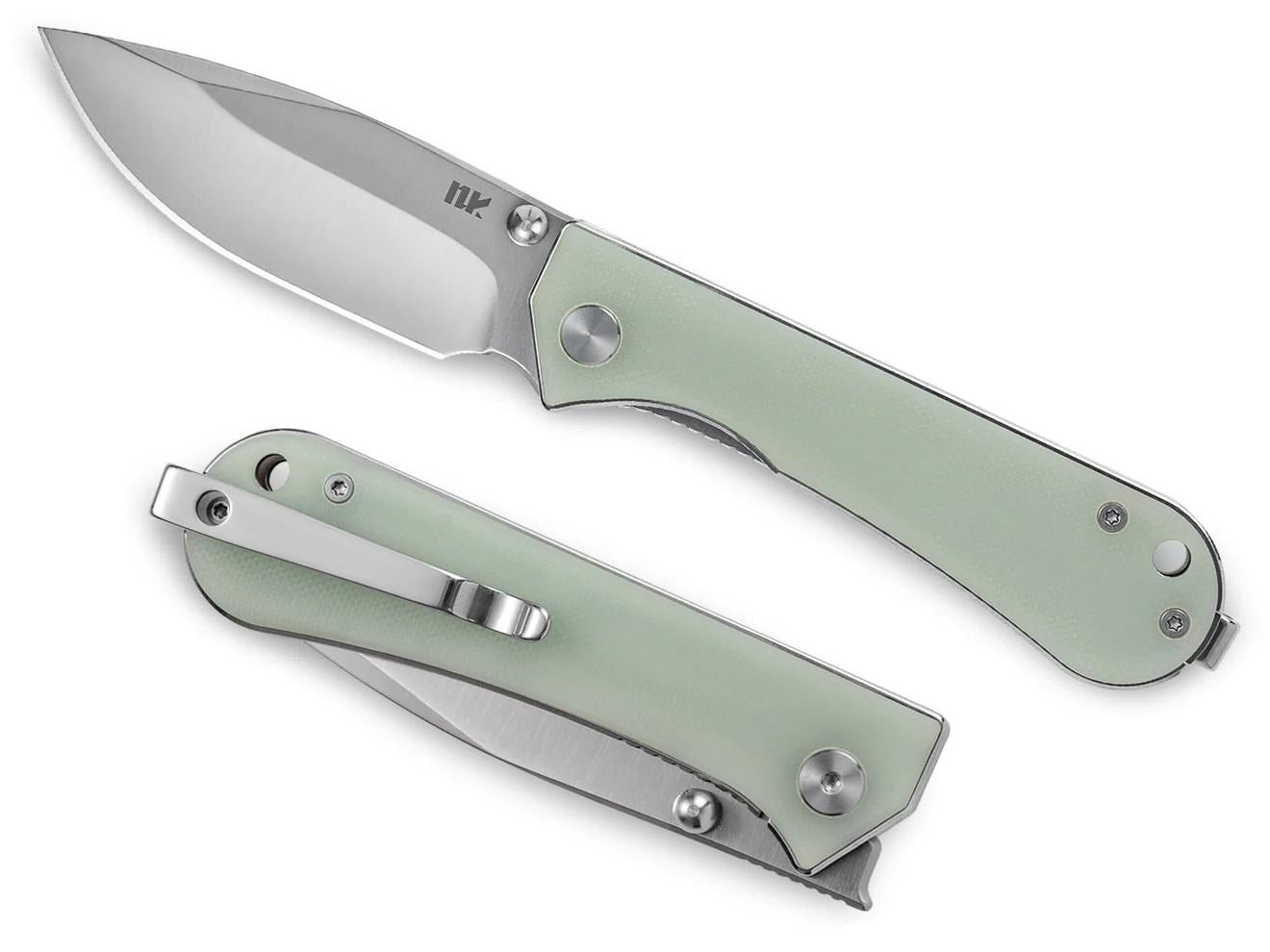 NUKNIVES Kumpanter Jade/Black G10 D2