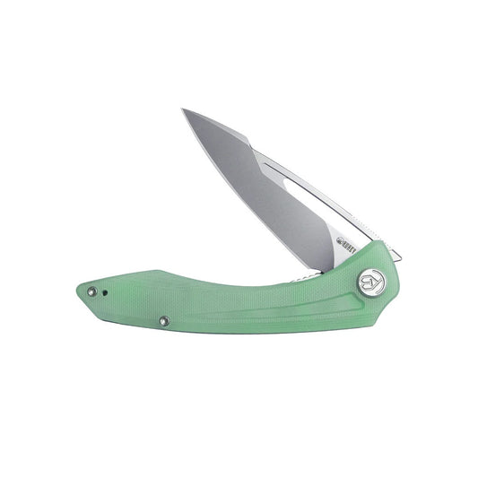 Kubey Merced Jade G10 Handle AUS-10 Blade
