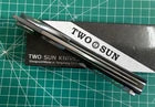 TWOSUN TS407 TITANIUM/CARBON FIBER HANDLE YJ01-V1 PLAIN EDGE