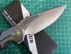 TWOSUN TS407 TITANIUM/CARBON FIBER HANDLE YJ01-V1 PLAIN EDGE