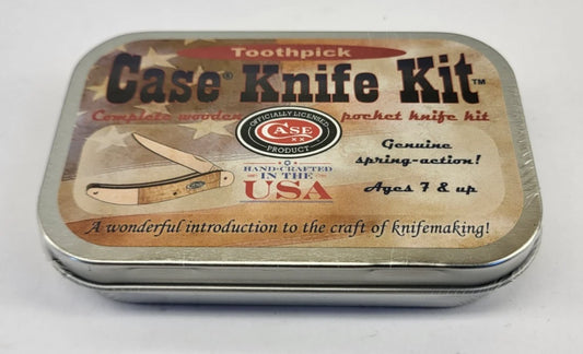 Case XX Wooden Knife Kit Small Texas Toothpick CA 10096 W USA