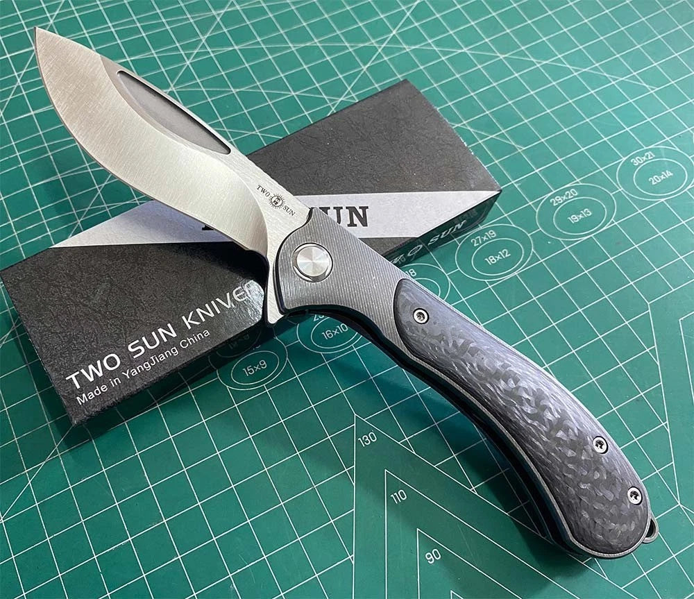 TWOSUN TS388 Titanium Carbon Fiber YJ01-V1 Blade