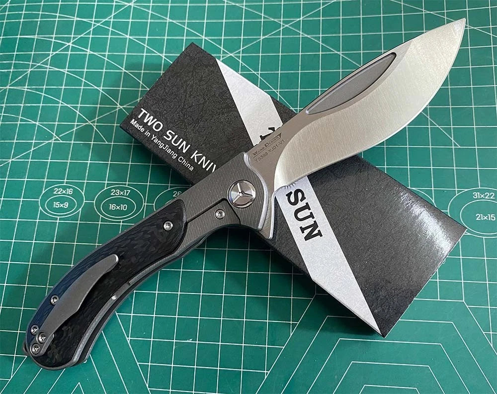 TWOSUN TS388 Titanium Carbon Fiber YJ01-V1 Blade
